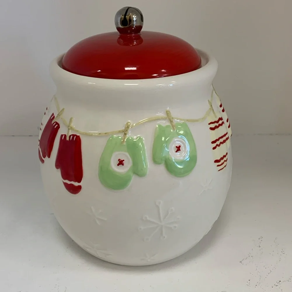Hallmark 90's Mitten Cookie Jar, Vintage